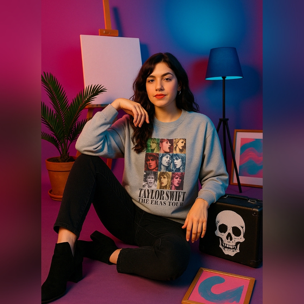Taylor Swift Eras Tour Crewneck Size L